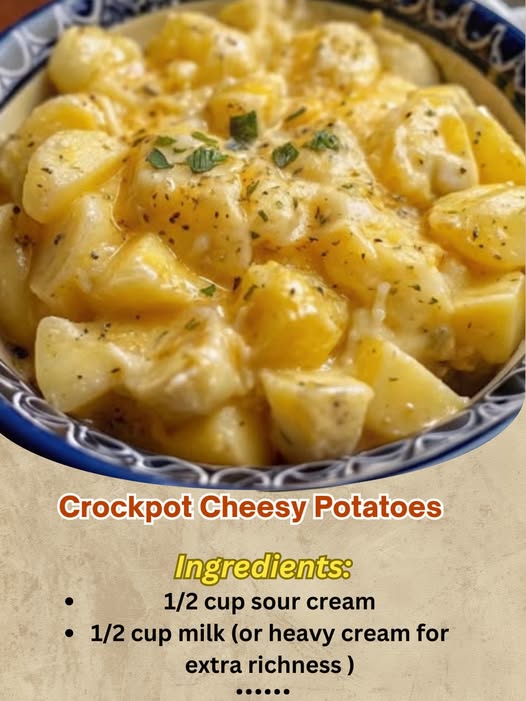Crockpot Cheesy Potatoes: Creamy, Cheesy, and Effortless Comfort Food