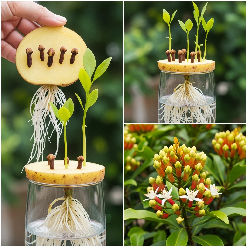 The Simplest Home Gardening Method to Grow Cloves from Seed to Fragrant Plant