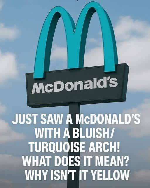 Why One McDonalds Has Turquoise Arches! – Story Of The Day!