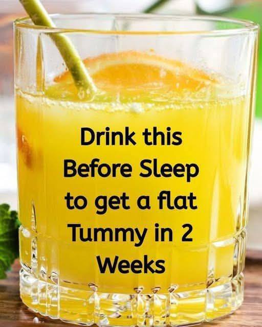 Nighttime Fat-Burning Drink for a Flat Tummy in 2 Weeks