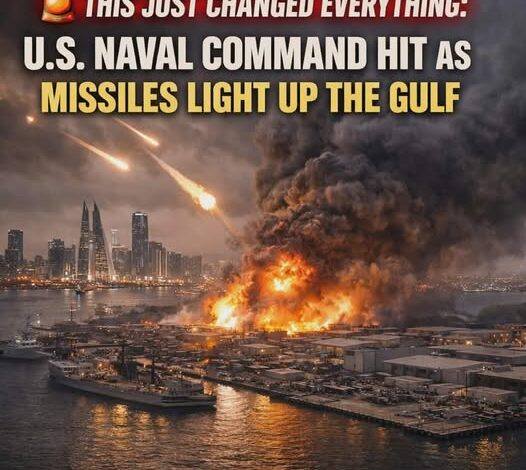 Iran Strikes Back – Black Smoke Engulfs US Navys 5th Fleet HQ!