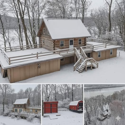 Rustic Riverfront Cabin on 3.75 Acres: A Peaceful Retreat with Endless Possibilities