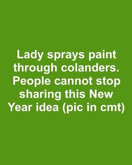 Woman Uses a Kitchen Colander and Spray Paint to Create Stunning “Firework Jars” — A New Year’s Decoration Everyone Is Sharing