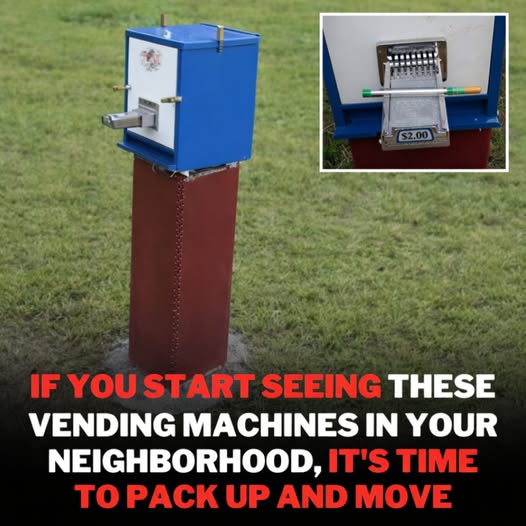 As soon as you see one of these on your street, start packing… Check 1st comment