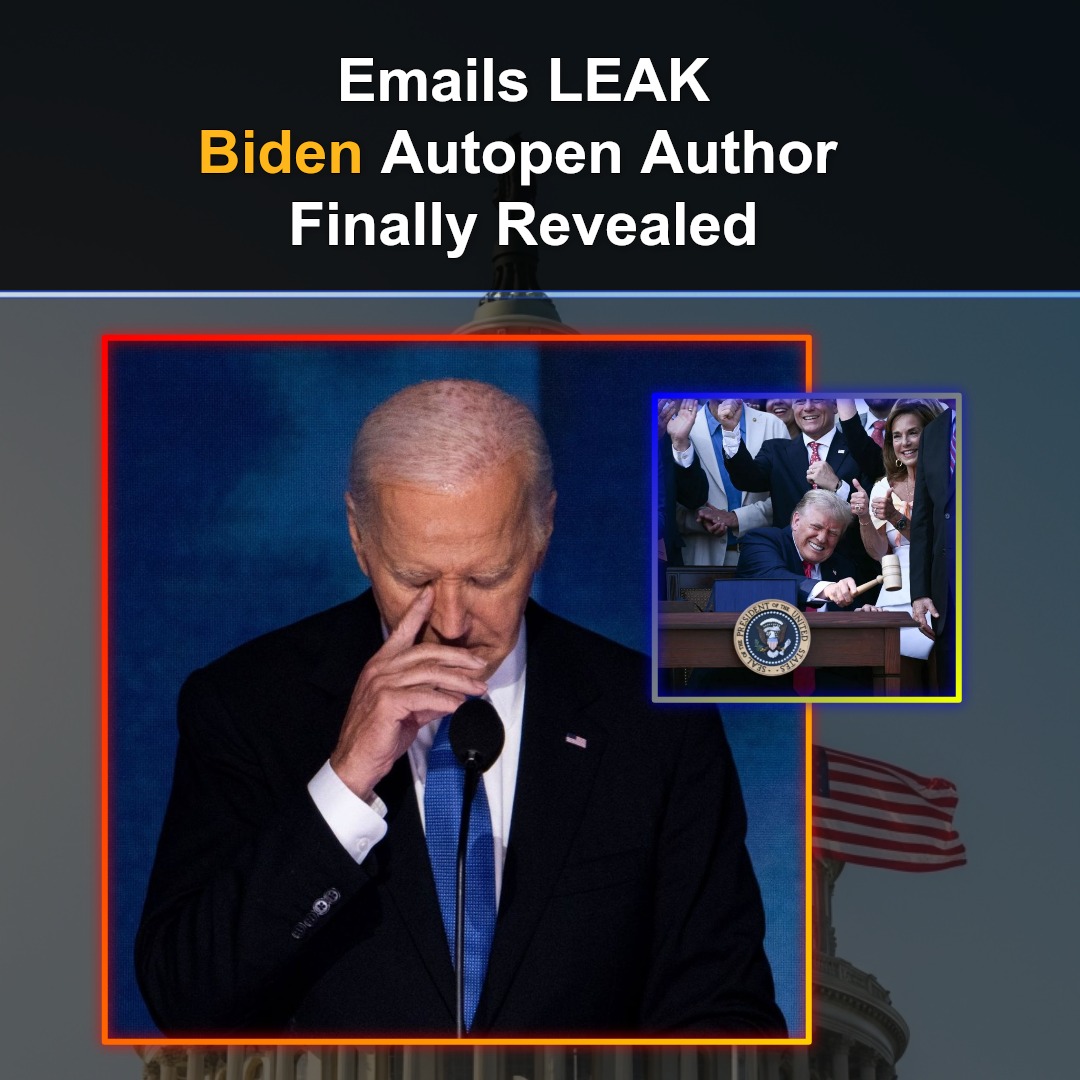 Former President Joe Biden Autopen Author Finally Revealed After New Emails LEAK