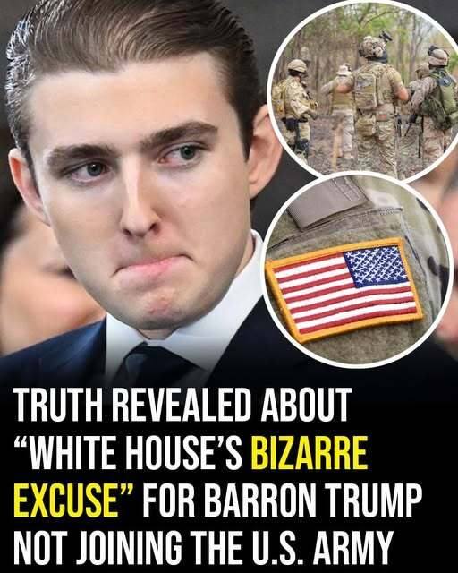 Truth revealed after rumors of White House’s bizarre excuse for Barron Trump not joining the U.S. army
