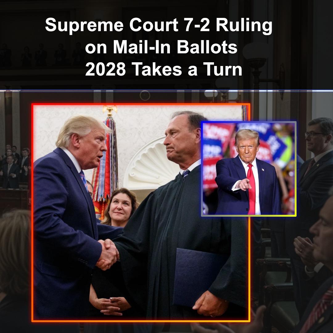Supreme Court Bombshell on Mail-ln Ballots — Massive News for 2028 Election and More as GOP Asks Supreme Court to Ba…