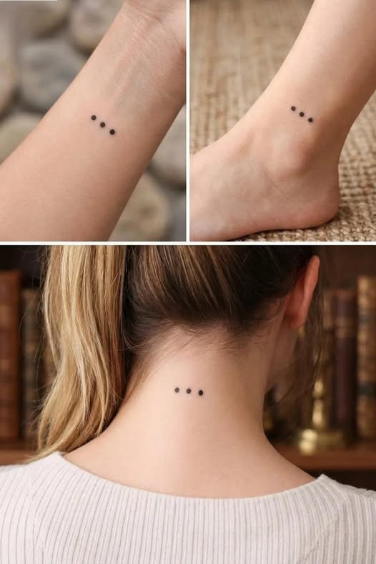 The Hidden Meaning Behind the Three-Dot Tattoo: More Than Meets the Eye