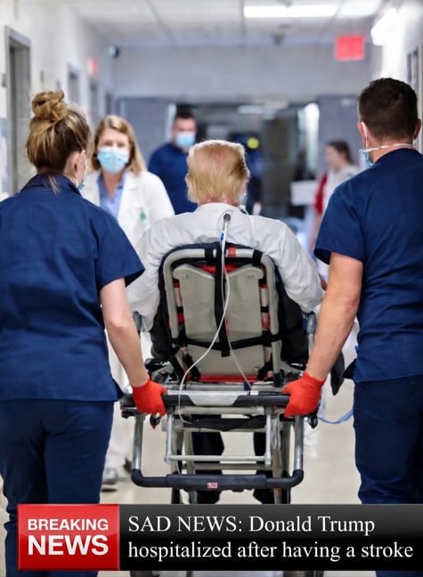 😶‍🌫️Reports of Donald Trump Hospitalization Highlight the Importance of Verified Information!