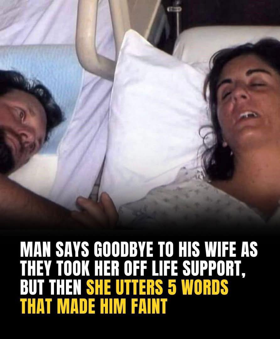 Man Says Goodbye To His Wife As They Took Her Off Life Support, But Then She Utters 5 Words