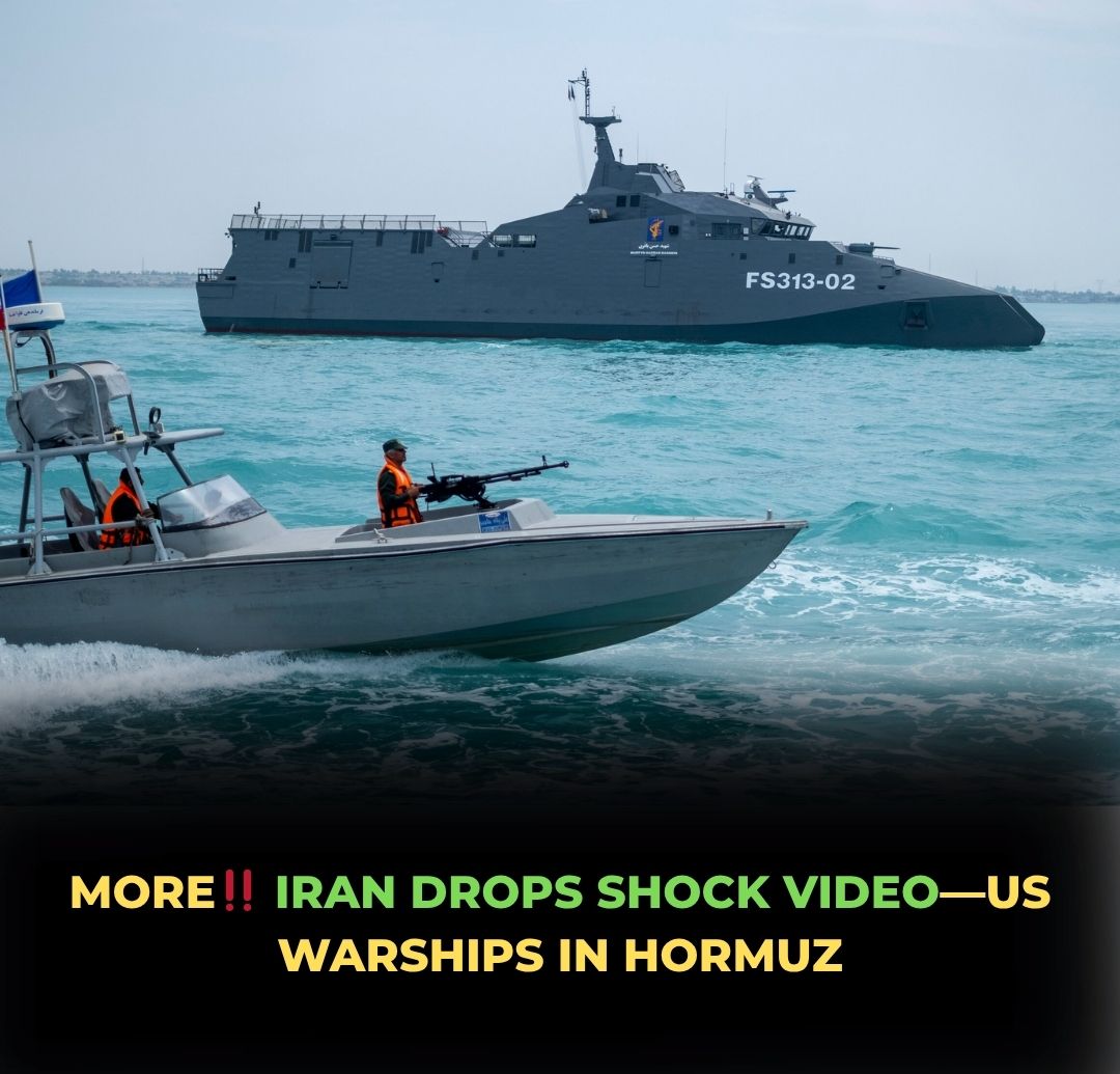 MORE‼️ IRAN RELEASES VIDEO OF IT DEDUCTING US WARSHIPS IN THE SEA OF HORMUZ AFTER TRUMP DEMANDED TO BLOCK THE STRASTLE