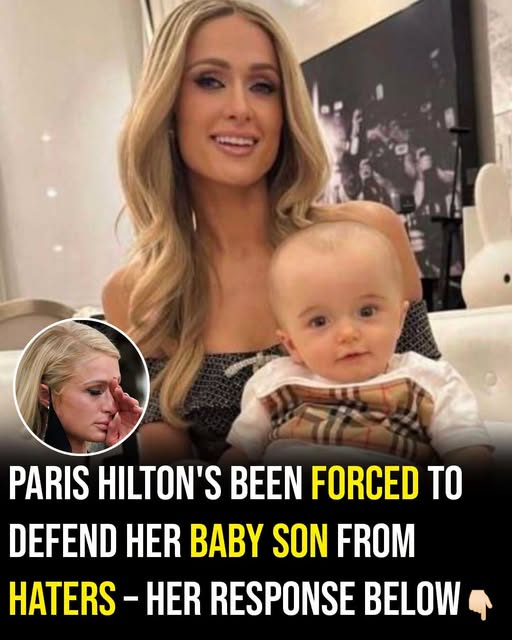 Paris Hilton lashes out at mean online comments about son’s head: “He just has a large brain”