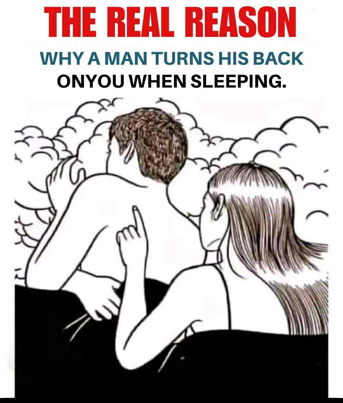 What it says about your relationship when your partner sleeps with their back to you